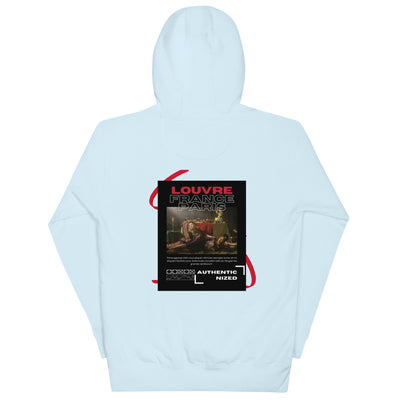 Louvre Paris Hoodie von NiZED als Streetwear Hoodie, Rave Hoodie und provokantes Outfit