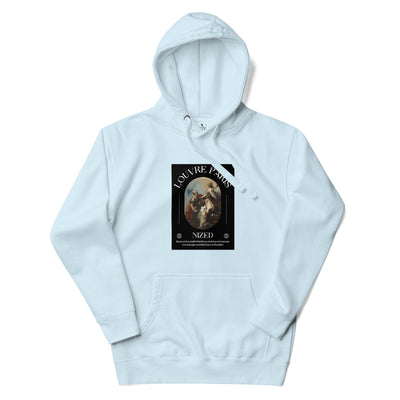 Louvre Paris Hoodie von NiZED als Streetwear Hoodie, Rave Hoodie und provokantes Outfit
