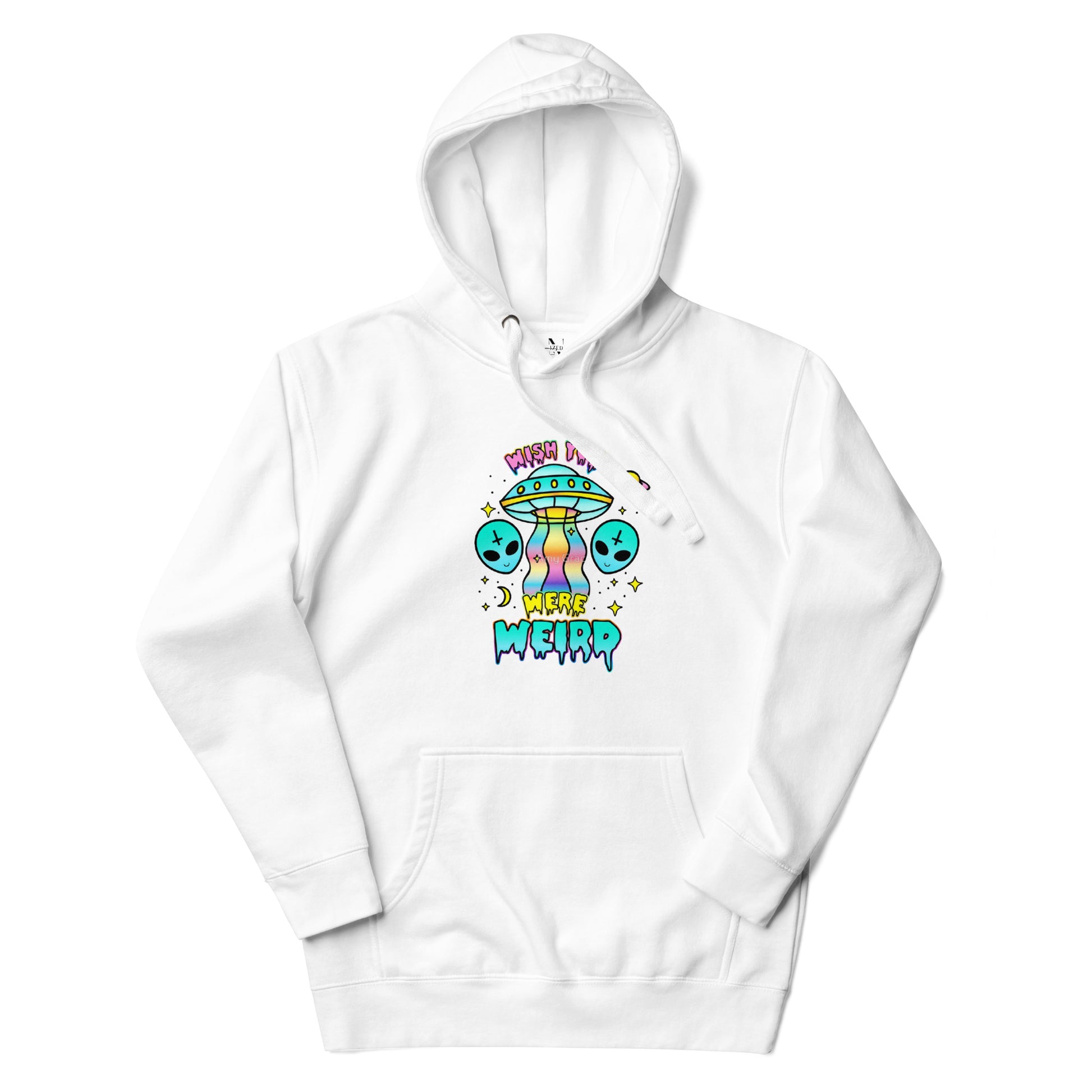 Wish you were werid aliens Kapuzenpullover
