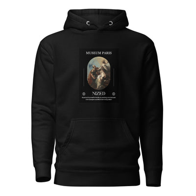 Museum Paris Graphic Hoodie Design 2 – Black