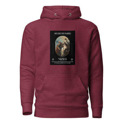 Museum Paris Graphic Hoodie Design 2 – Maroon