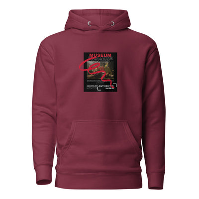 Museum Paris Graphic Hoodie – Maroon