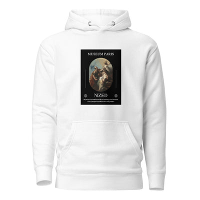 Museum Paris Graphic Hoodie Design 2 – White