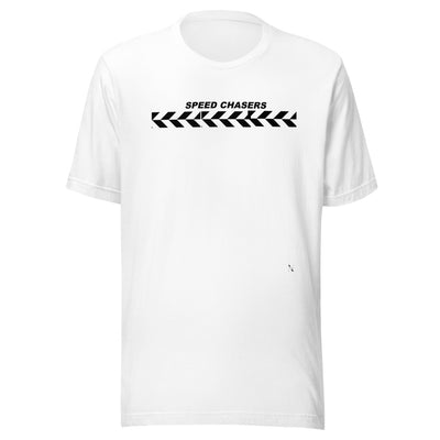 Speed Chasers T-Shirt - Graphic Tee – White