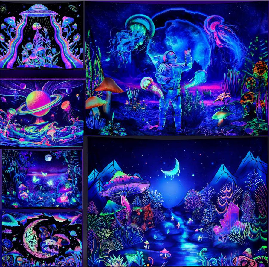 Van Style Star black light poster