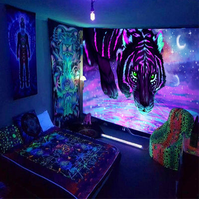 Witchcraft Skeleton Schwarzlichtposter von NiZED als Schwarzlicht Poster und Blacklight Wanddeko