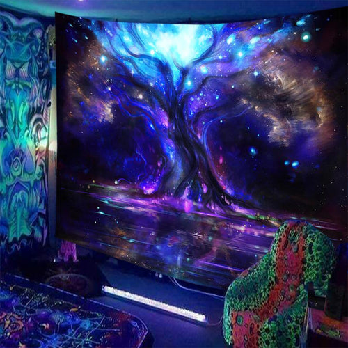 Black Light Schwarzlichtposter von NiZED als Schwarzlicht Poster und Blacklight Wanddeko Ansicht 2