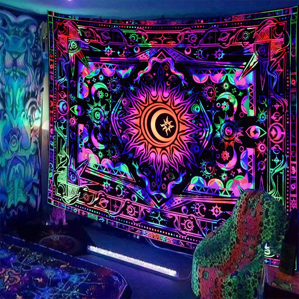 Trippy Kisses black light poster