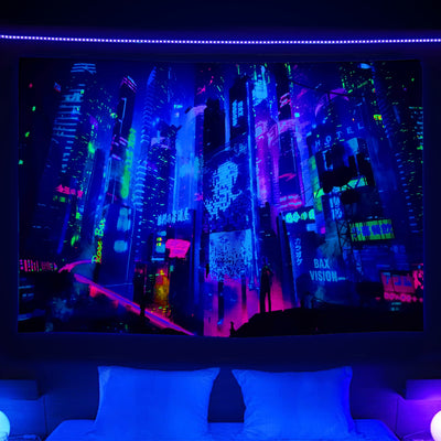 Night Schwarzlichtposter von NiZED als Schwarzlicht Poster und Blacklight Wanddeko