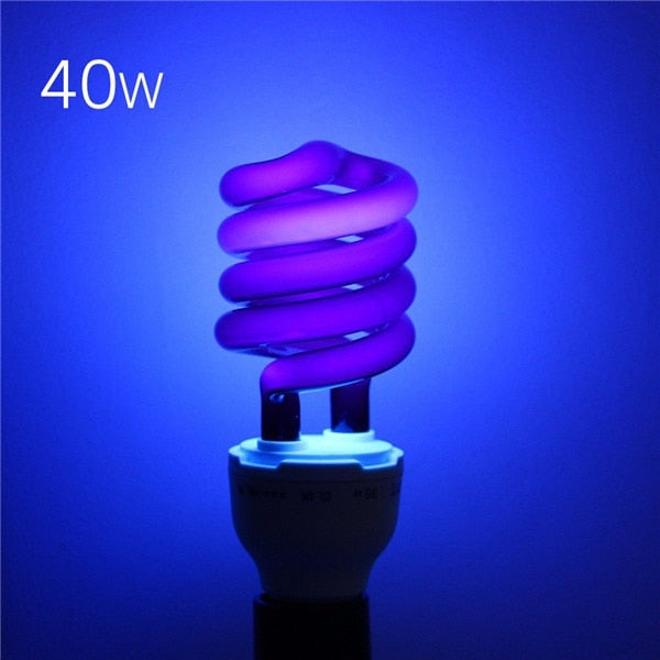E27 15W 30W 40W 220V Helicoid Quarz Schwarzlicht