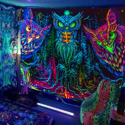 Fluorescent Tapestry Schwarzlichtposter von NiZED als Schwarzlicht Poster und Blacklight Wanddeko