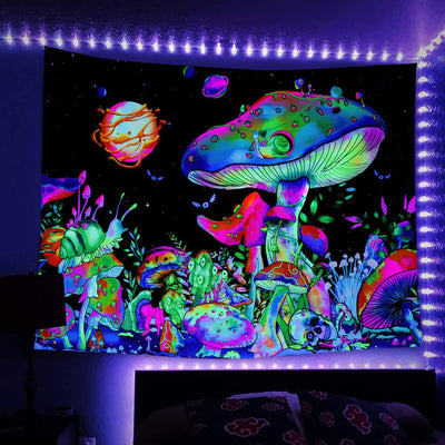 Psychedelic Light Schwarzlichtposter von NiZED als Schwarzlicht Poster und Blacklight Wanddeko