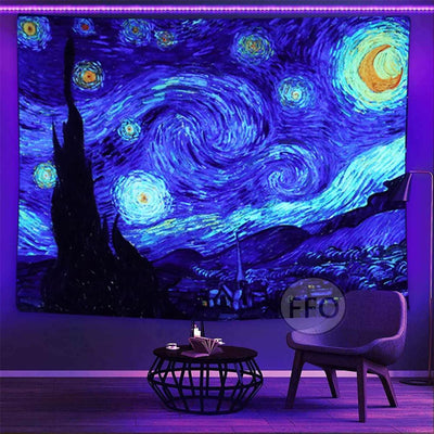 Welcome Van Gogh Schwarzlichtposter - Produktbild 2 - NiZED