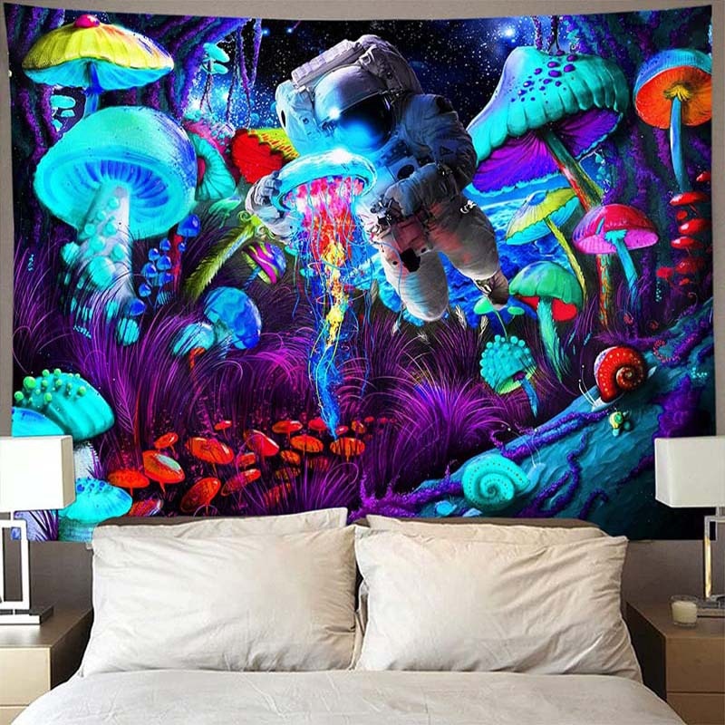Astron AI black light poster