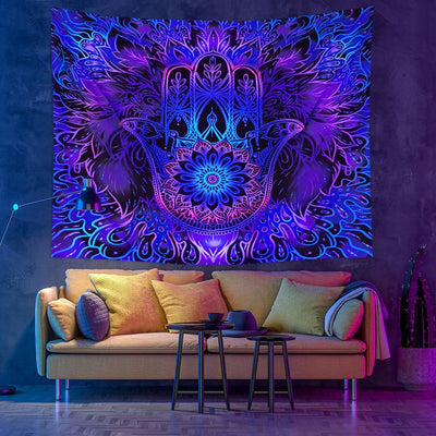 Black Liq Schwarzlichtposter von NiZED als Schwarzlicht Poster und Blacklight Wanddeko