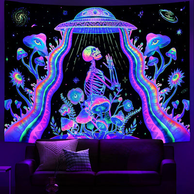 Psychedelic Life Schwarzlichtposter von NiZED als Schwarzlicht Poster und Blacklight Wanddeko