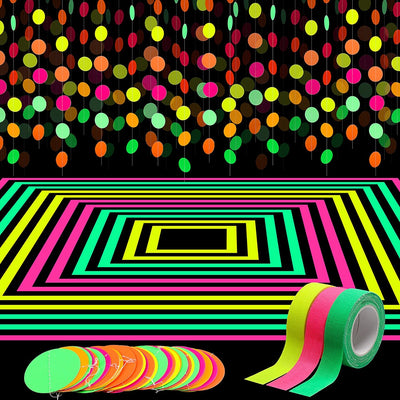 Neon Paper Schwarzlichtstreifen von NiZED als Schwarzlicht Poster und Blacklight Wanddeko