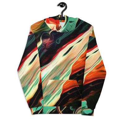 Acrylic Art Hoodie von NiZED als Streetwear Hoodie, Rave Hoodie und provokantes Outfit