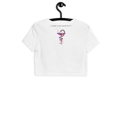 Addicted Society Bio-Crop-Top