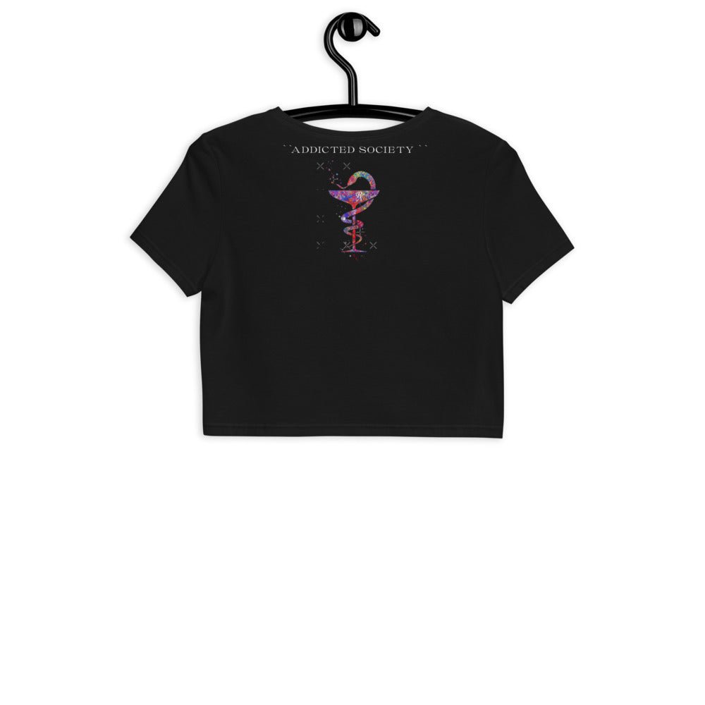 Addicted Society Bio-Crop-Top