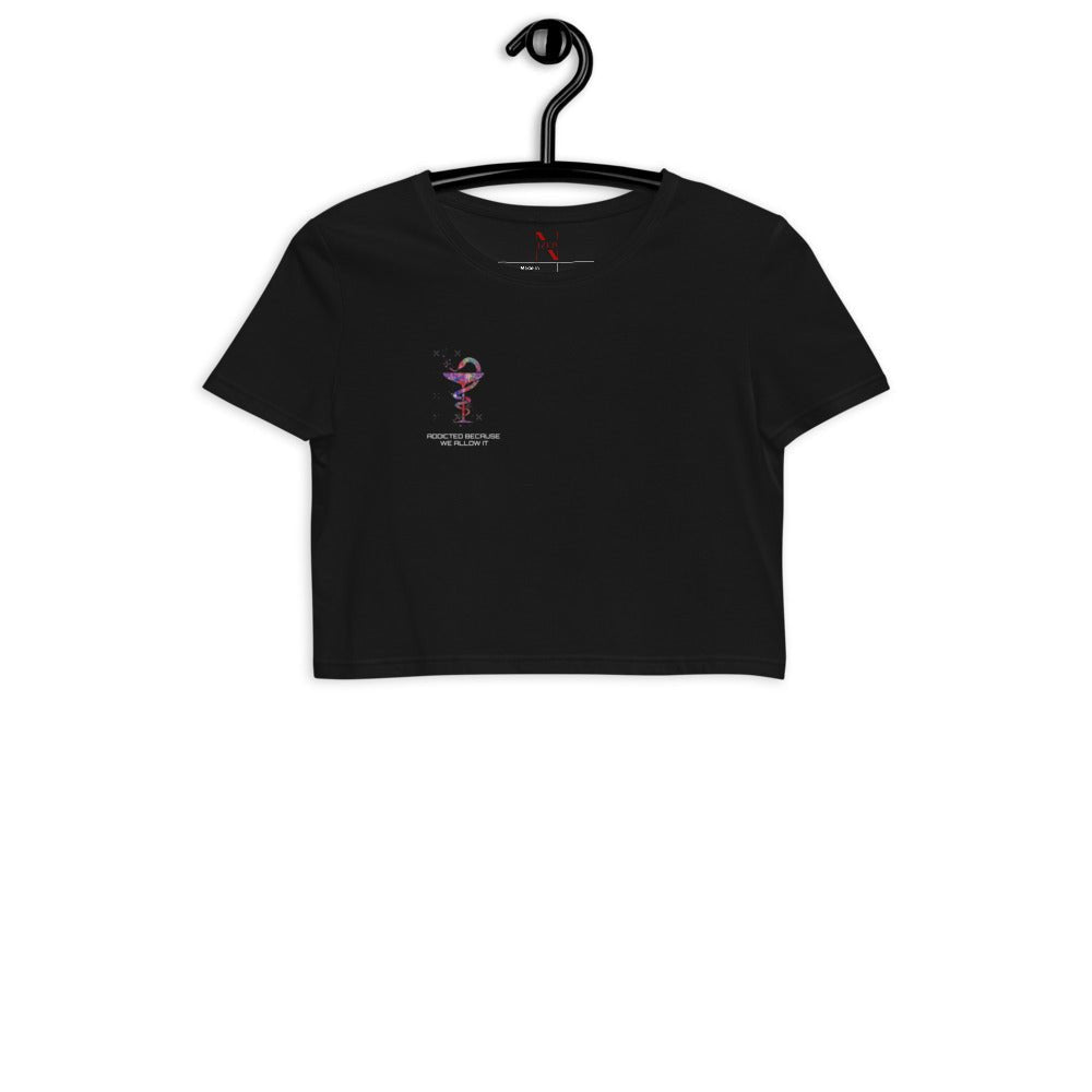 Addicted Society Bio-Crop-Top