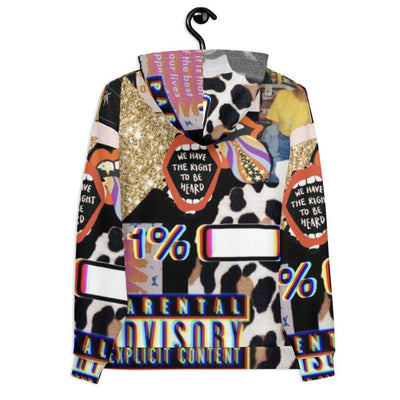 Advisory Kapuzenpullover von NiZED als Streetwear Hoodie, Rave Hoodie und provokantes Outfit