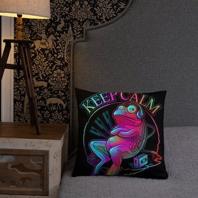 Keep Calm Frog Kissen - Produktbild 3 - NiZED