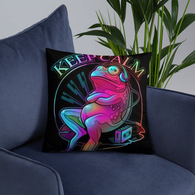 Keep Calm Frog Kissen - Produktbild 7 - NiZED