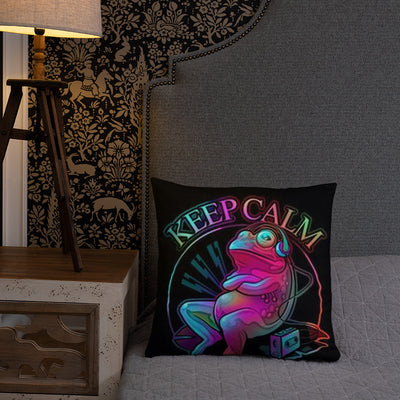 Keep Calm Frog Kissen - Produktbild 10 - NiZED