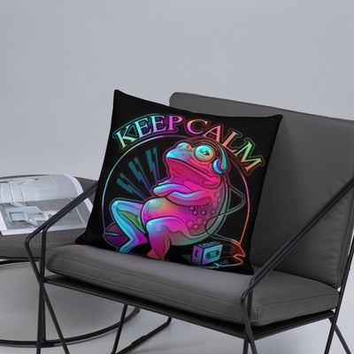 Keep Calm Frog Kissen - Produktbild 13 - NiZED