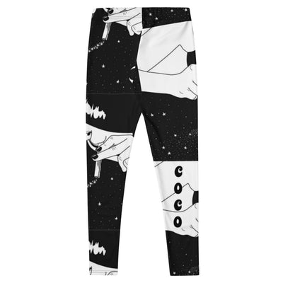 Cocaine Drauf Shadow Vibes Leggings - Produktbild 2 - NiZED