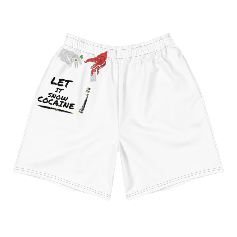 Let it snow Cocaine sports shorts