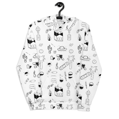 Abstrue Graphic Hoodie von NiZED als abstrakter Streetwear Hoodie für Rave und Festival