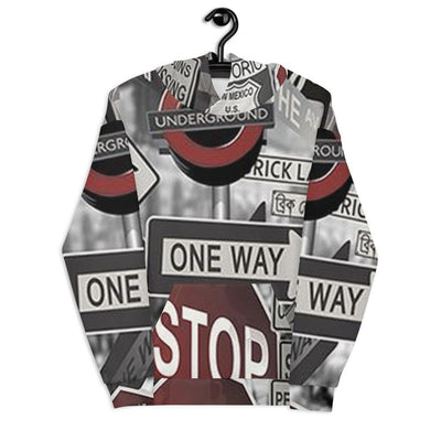 One Way Hoodie von NiZED als Streetwear Hoodie, Rave Hoodie und provokantes Outfit