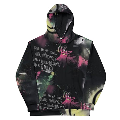 Smile Out Hoodie von NiZED als Streetwear Hoodie, Rave Hoodie und provokantes Outfit