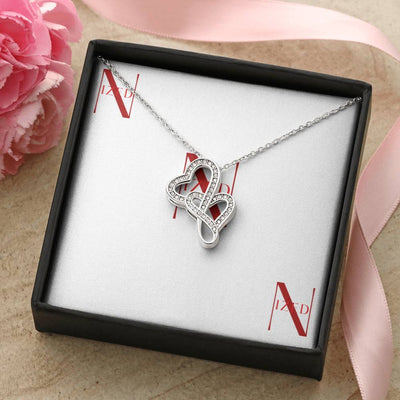 Jewelry Double Heart Halskette - Produktbild 2 - NiZED
