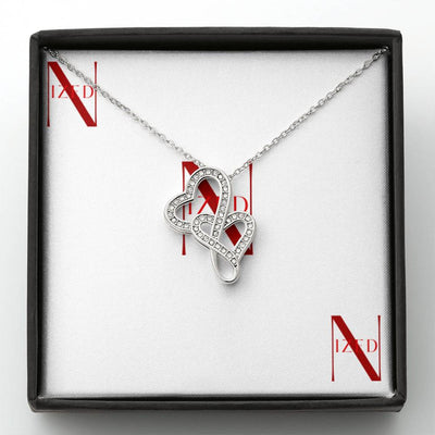 Jewelry Double Heart Halskette von NiZED als Halskette, Streetwear Schmuck und provokantes Accessoire