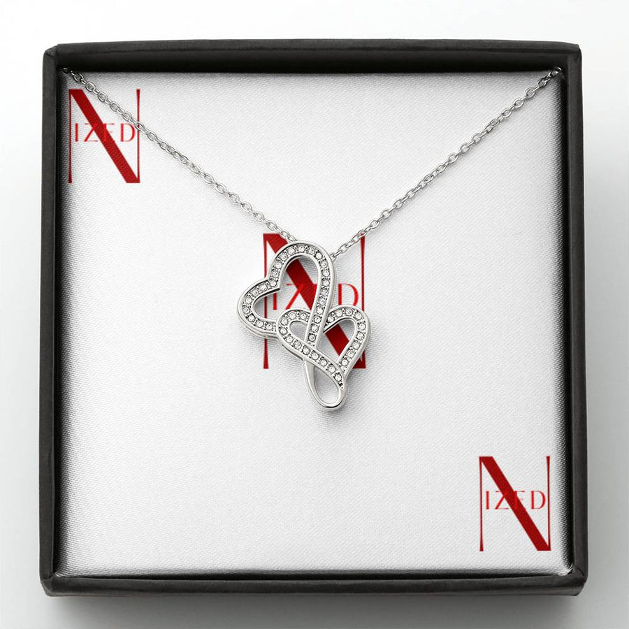 Jewelry Double Heart Halskette