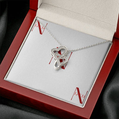 Jewelry Double Heart Halskette - Produktbild 7 - NiZED