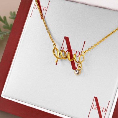 Jewelry Scripted Lov Halskette - Produktbild 8 - NiZED