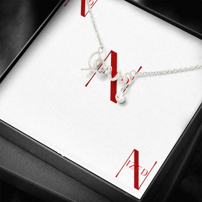 Jewelry Scripted Lov Halskette - Produktbild 2 - NiZED