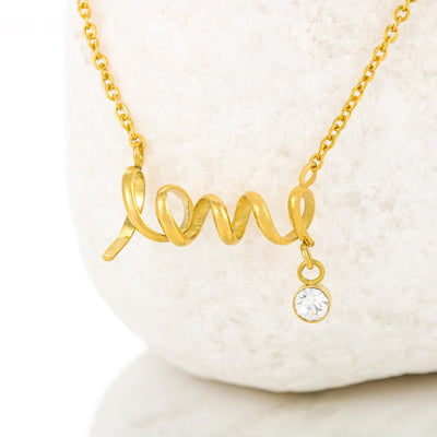 Jewelry Scripted Lov Halskette - Produktbild 6 - NiZED