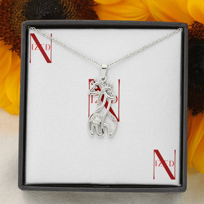 Jewelry Giraffes Buddys Tshirt von NiZED als Statement T-Shirt, Dark Streetwear Shirt und provokantes Outfit