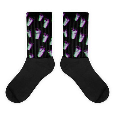 Statement with Drip Socken von NiZED als Statement Socken fuer Rave und Streetwear Detail