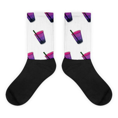 Yummy Dirty Bubble Tea Socken von NiZED als Statement Socken, Rave Socks und Streetwear Detail