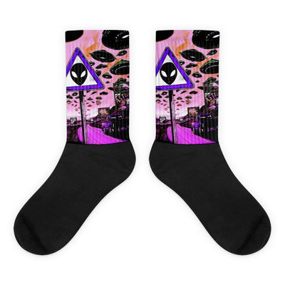 Area Socken von NiZED als Statement Socken, Rave Socks und Streetwear Detail