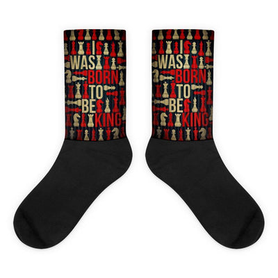 Was Born with a Vision Socken von NiZED als Statement Socken, Rave Socks und Streetwear Detail