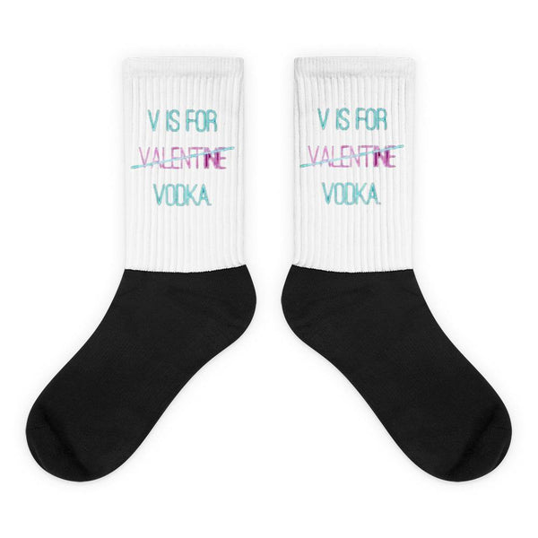V is for Vodka - socks