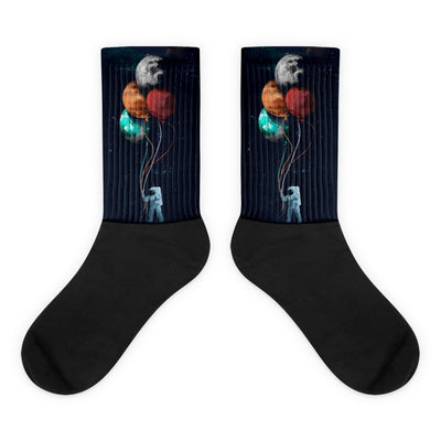Astronaut Socken von NiZED als Statement Socken, Rave Socks und Streetwear Detail