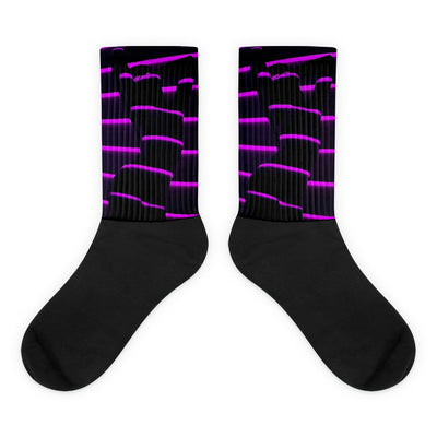 Purple Vais Socken von NiZED als Statement Socken, Rave Socks und Streetwear Detail